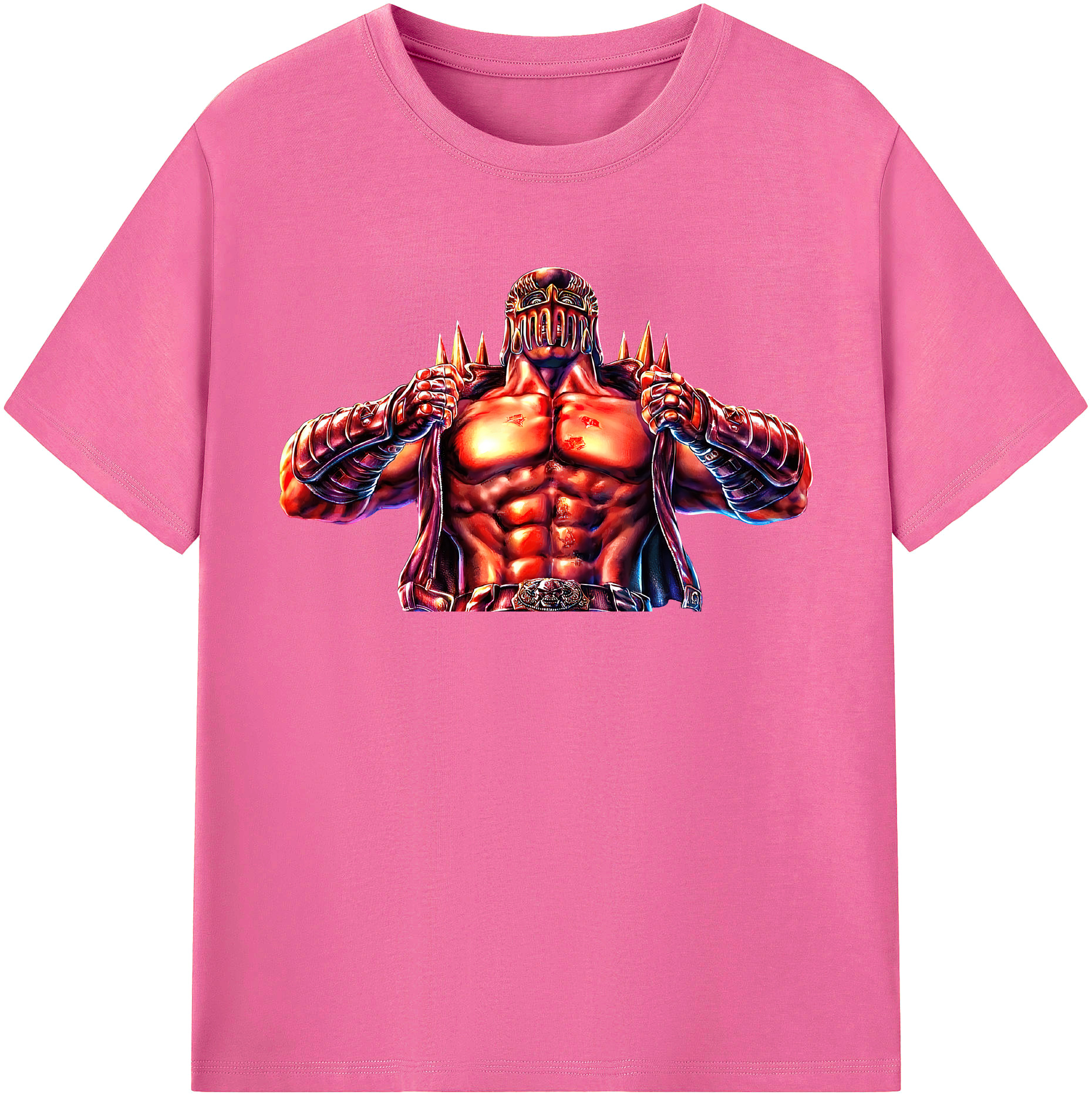 （画像用） 北斗の拳 Fist of the North Star レディースカジュアルプリントTシャツ（綿100％）